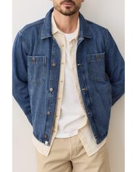 Marine Layer - Patrick Denim Shirt Jacket - Lyst