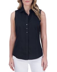 Foxcroft - Ashley Sleeveless Button-up Shirt - Lyst