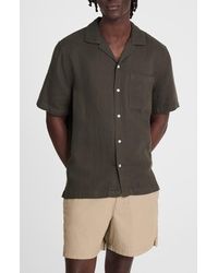 Madewell - Dyed Short Sleeve Cotton Button-Up Shirt - Lyst