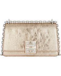 Givenchy - Small 4g Laminated Leather Crossbody Bag - Lyst