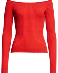Courreges - Off The Shoulder Rib Top - Lyst