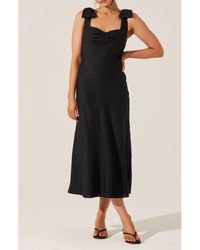 Astr - Kateleya Bow Strap Dress - Lyst