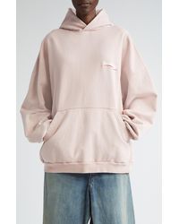 Balenciaga - Political Campaign Embroidered Logo Oversize Cotton Hoodie - Lyst