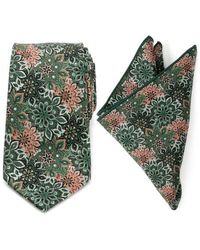 Cufflinks Inc. - Floral Silk Tie & Pocket Square - Lyst