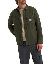 Lee Jeans - Cotton Button-Up Overshirt - Lyst