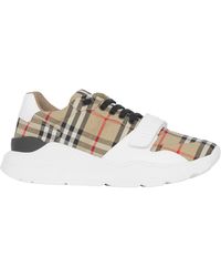 Burberry - New Regis Check Sneaker - Lyst