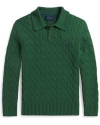 Polo Ralph Lauren - Kids' Cotton Cable Knit Pullover Sweater - Lyst