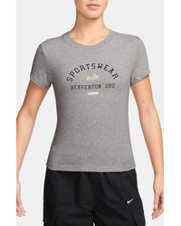 Nike - Sportswear Phoenix Slim Fit T-Shirt - Lyst