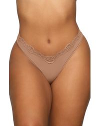Skims - Fits Everybody Lace Dipped Thong - Lyst