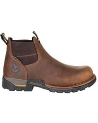Georgia Boot - Eagle One Steel Toe Waterproof Chelsea Work Boot - Lyst