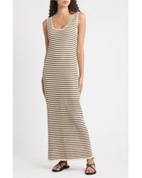 Rag & Bone - Zoey Stripe Open Knit Maxi Tank Dress - Lyst