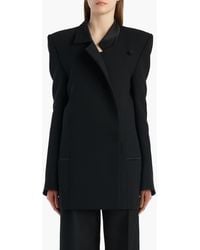 KHAITE - Armair Double Face Crepe Jacket - Lyst