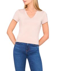 Halogen® - V-Neck Compression T-Shirt - Lyst