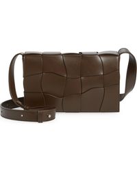 Bottega Veneta - Medium Cassette Wavy Intrecciato Leather Crossbody Bag - Lyst