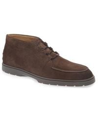 Tod's - Apron Toe Suede Chukka Boot - Lyst