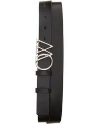 Off-White c/o Virgil Abloh - Ow Initials Buckle Leather Belt - Lyst