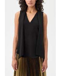 Trina Turk - Alora 2 Sleeveless Tie Neck Top - Lyst
