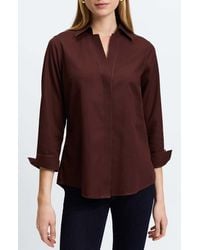 Foxcroft - Taylor Fitted Non-Iron Shirt - Lyst