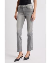 Mother - The Rascal Frayed Ankle Slim Jeans - Lyst