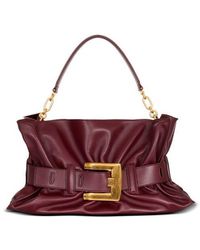 Balmain - Medium Anthem Leather Shoulder Bag - Lyst