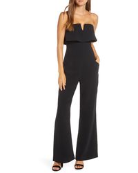 adelyn rae off the shoulder velvet jumpsuit