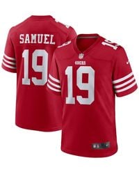 Nike Men's Nike Deebo Samuel Scarlet San Francisco 49ers Player Game Jersey