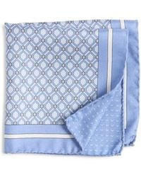 Jack Victor - Equestrian Silk Pocket Square - Lyst