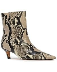Black Suede Studio - Avenue 50 Pointed Toe Kitten Heel Bootie - Lyst