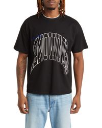 RENOWNED - Arch Logo Double Neck Graphic T-shirt - Lyst
