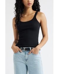 Open Edit - Rib Tank - Lyst