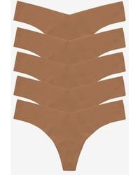 Commando - Classic Solid Thong 5-Pack - Lyst