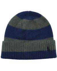 Polo Ralph Lauren - Stripe Brushed Wool Beanie - Lyst