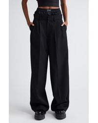 Alexander Wang - Boxer Waistband Low Rise Wool Trousers - Lyst