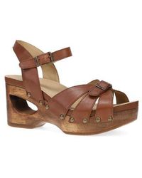Dansko - Alanna Ankle Strap Platform Wedge Sandal - Lyst