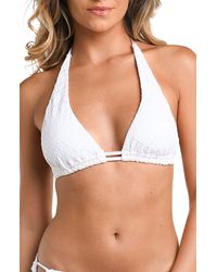 La Blanca - Salt Halter Neck Bikini Top - Lyst