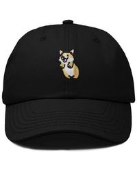 Alix - Leaping Corgi Embroidered Cap - Lyst