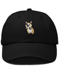 Alix - Leaping Corgi Embroidered Cap - Lyst