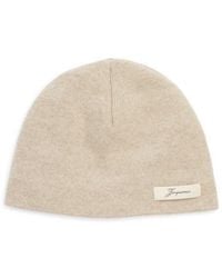 Jacquemus - Le Bonnet Chevron Virgin Wool & Cashmere Beanie - Lyst
