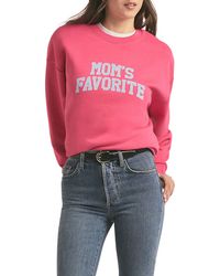 FAVORITE DAUGHTER - Mom's Favorite Cotton Graphic Sweatshirt - Lyst