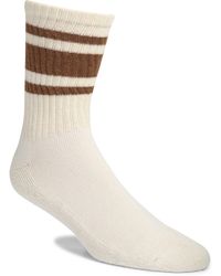 American Trench - The Mono Stripe Cotton Blend Crew Socks - Lyst