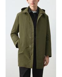 Mango - Water Repellent Parka With Removable Hood - Lyst