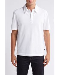 7 For All Mankind - Piqué Knit Polo - Lyst