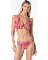 Vince Camuto - Crochet Ring Halter Bra Swim Top - Lyst