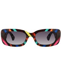 Kurt Geiger - 52Mm Rectangular Sunglasses - Lyst
