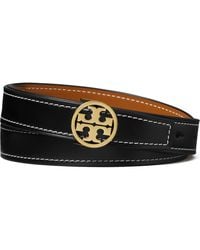 Tory Burch - 1-Inch Miller Reversible Leather Belt - Lyst