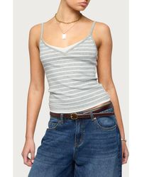 Edikted - Layered Stripe Camisole - Lyst