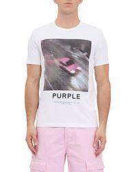 Purple Brand - Clean Jersey Graphic T-Shirt - Lyst