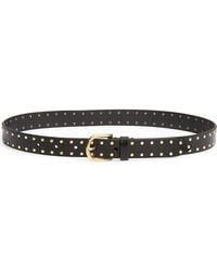 Isabel Marant - Zap Stud Leather Belt - Lyst