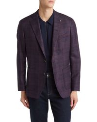Peter Millar - Crown Crafted Luton Plaid Wool & Silk Blend Sport Coat - Lyst