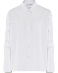Callas Milano - Sirene Poplin Shirt With Silk Twill Milano Print Scarf - Lyst